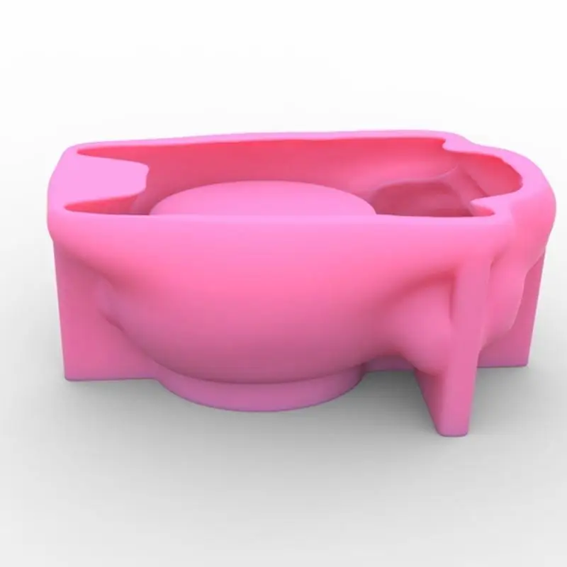 A52E Resin Mold DIY Craft Animals Flowerpot Molds for DIY Craft Jewelry Making