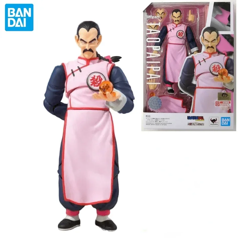 In Stock Original BANDAI Dragon Ball SHF TaoPaiPai Anime Action Figure Genuine Assembly PVC Collectible Models Toy Holiday Gifts