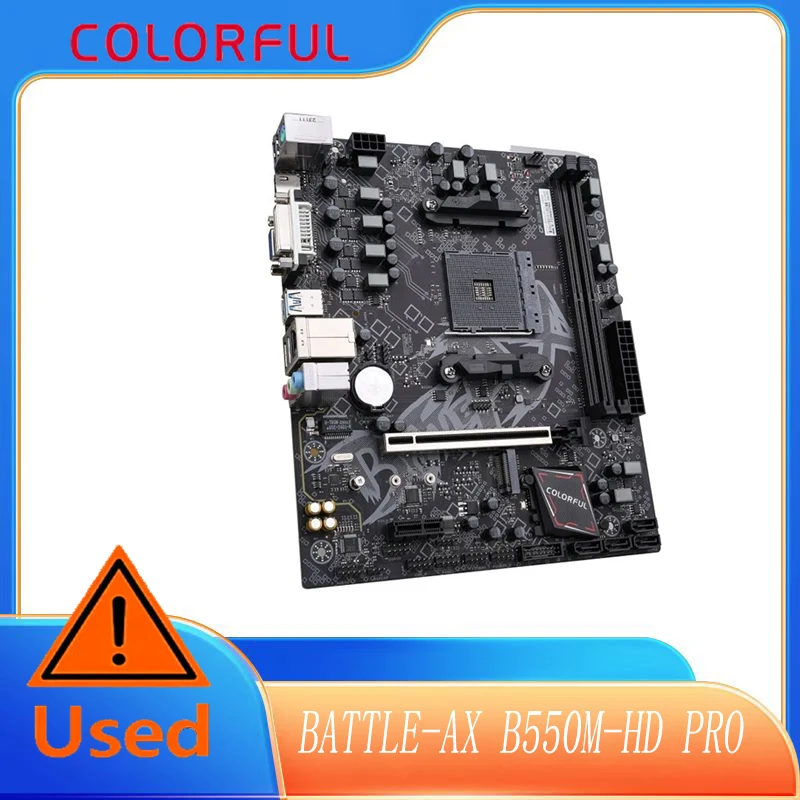 COLORFUL BATTLE-AX B550M-HD PRO V14 MOTHERBOARD, AM4, 3rd Generation AMD RYZEN, Dual-Channel DDR4
