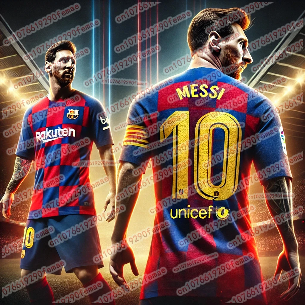 الصيف الساخن بيع ميسي أزياء الرياضة جيرسي التذكارية قميص يوميا تنفس التجفيف السريع مريحة تي شيرت