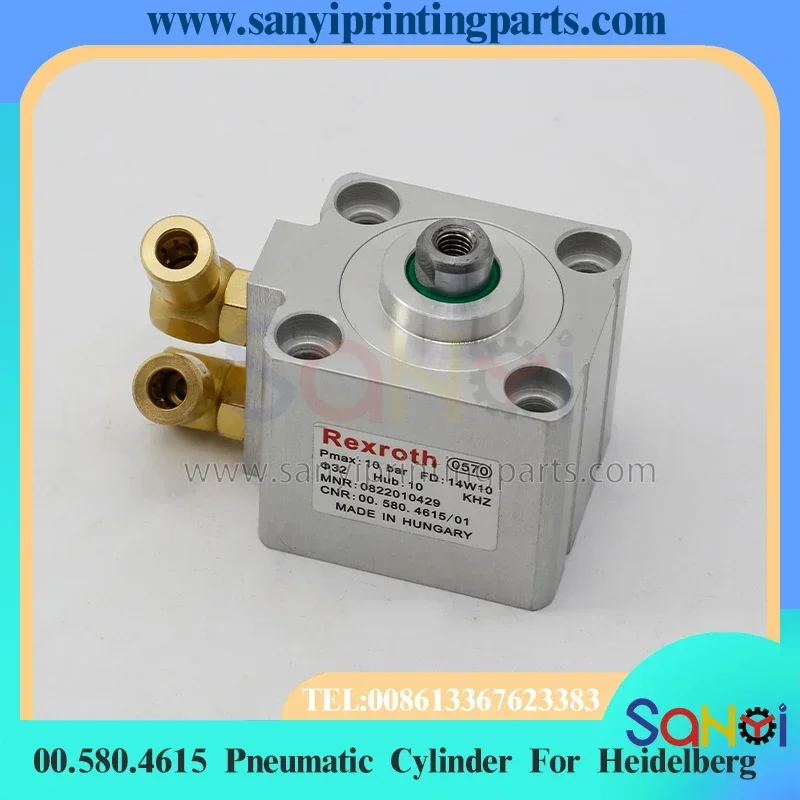 1 Piece Heidelberg Printing Pneumatic Cylinder 00.580.4615 D32 H10 DW For SM74 PM74 SM102 CD102 CX102 Machine Parts