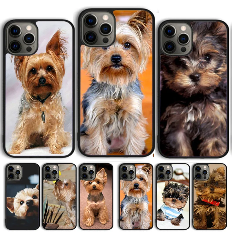 Dog YORKSHIRE TERRIER Puppy Phone Case Cover For iPhone 15 16 14 13 12 Pro Max mini 11 Pro Max XS XR Plus Coque Shell