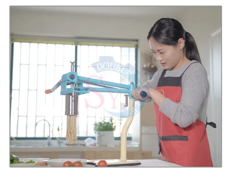 Machine de poire de ramen à usage domestique, lamian à la main, petite machine de fabrication de ramen manuelle, machine étirée, prix de gros