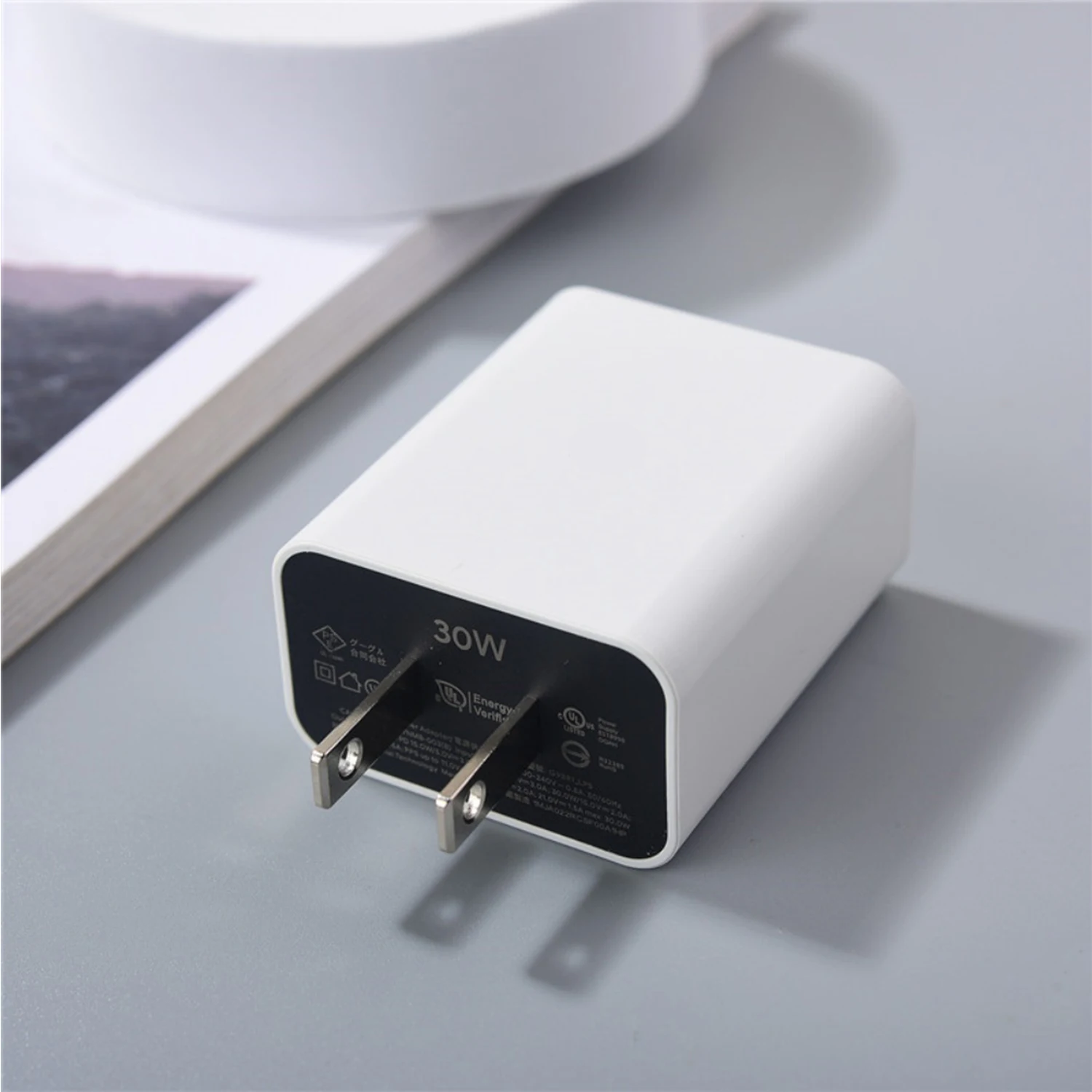 Original For Google 9 8 7 6 Pro 30W PD Charger EU/US Fast Charge Travel Power Adapter 100CM USB C to USB C Cable 8A 7A 6A 5A 4A - náhled 2