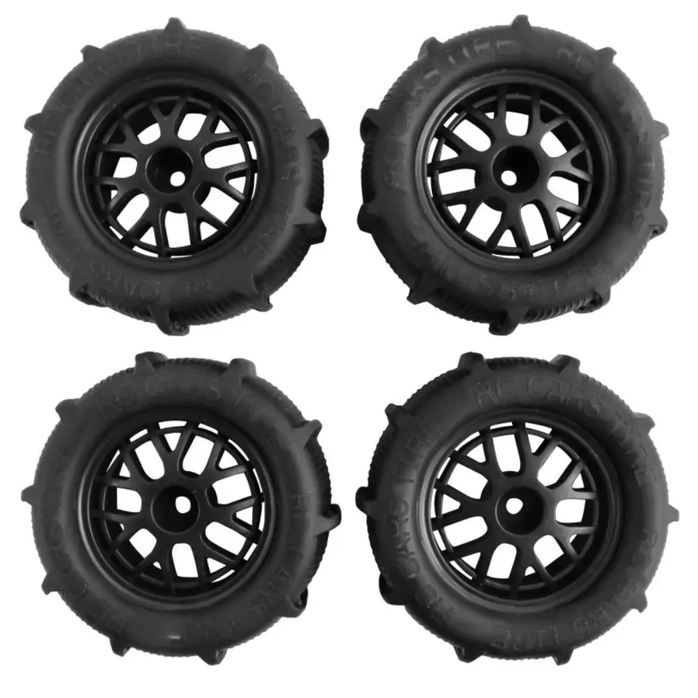 2 SZTUK 12mm Hex Monste Truck Wheel 1:14 1:16 Off Road RC Car Parts 1:18 Drift Tires for SCY 16101 Pro 16102 Pro