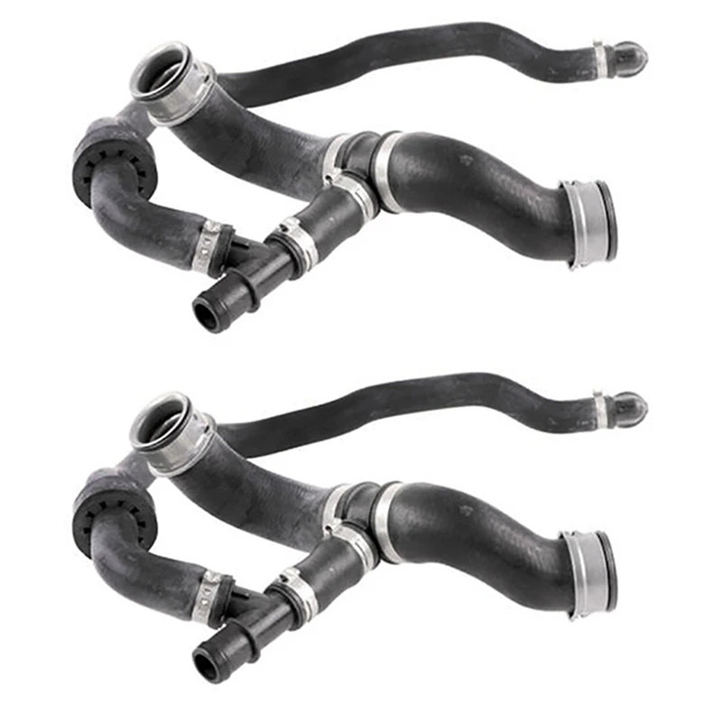 2X A2045019682 2045019682 Passenger Right Radiator Coolant Hose Pipe For Mercedes-Benz W204 C250 2012-2015