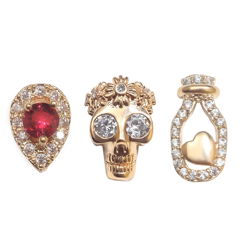 

*Nail jewelry high-end nail art zircon decoration super flash rhinestone light luxury three-dimensional flash diamond accessorie