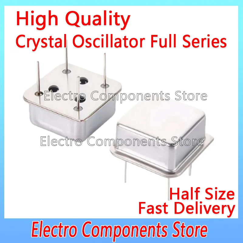 Square Half Size Clock Oscillators 22.1184MHZ Active Crystal Oscillator 4P OSC DIP-4 OSC 4Pin DIP4 22.1184M