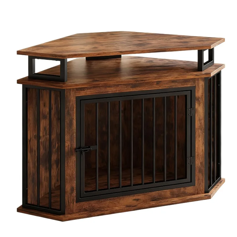 bold and thicker reinforcement Large space pet cage with 2 layers of shelves Save space