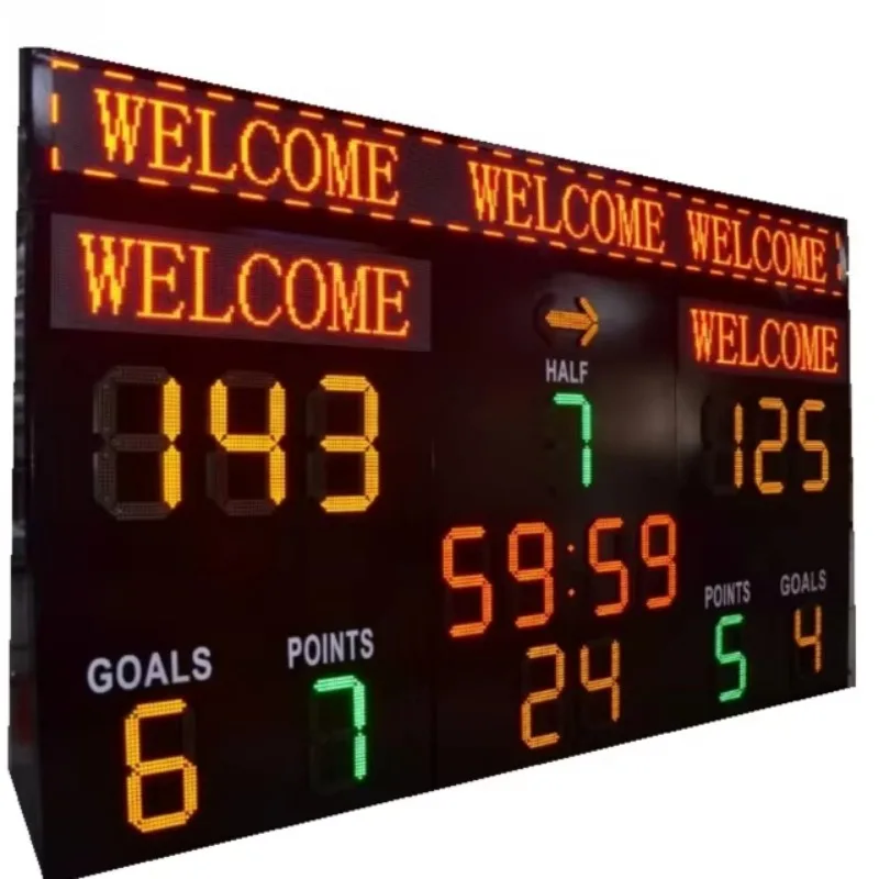 

Light Emitting Diode Display Outdoor Stadium Scoreboard Football Basketball Volleyball Games Digital Scoreboard