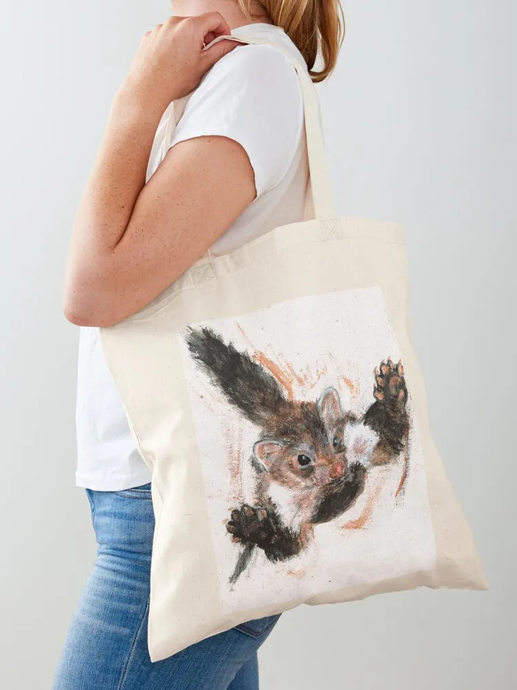 

Stone realistic marten Tote Bag Women's beach bags handbag Canvas bag for women female bag