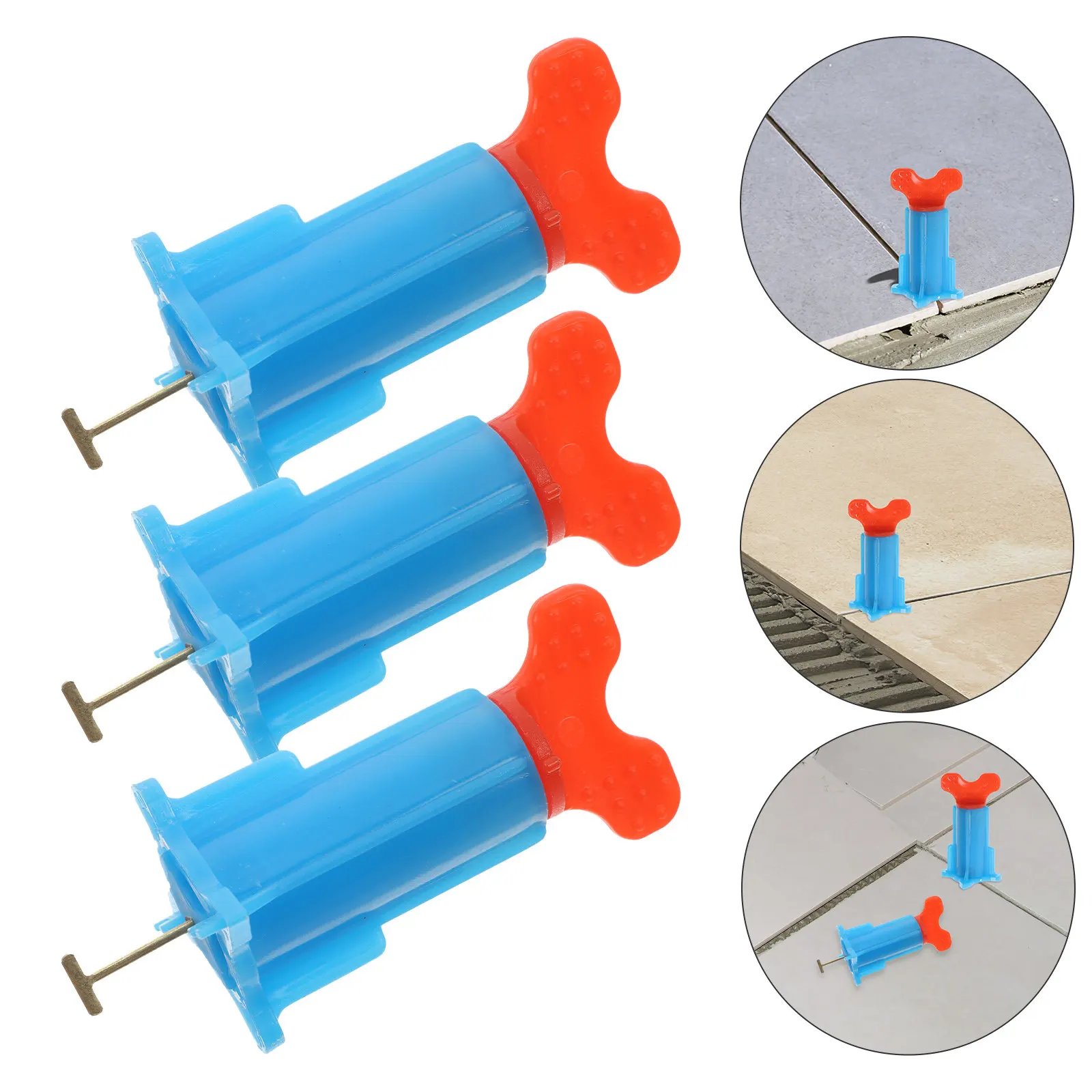 20Pcs Tile Locator Wall Floor Height Regulator Leveling System Adjustable Labor Saving Tile Leveler Locator Clips Installation