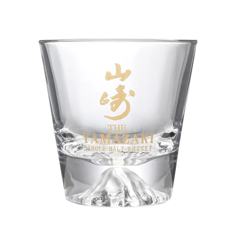 Yamazaki Glod Character Japanese Mount Fuji Snow Mountain Xo Whisky Glasses Fujiyama Snowberg Whiskey Tumbler Water Cup Gift Box