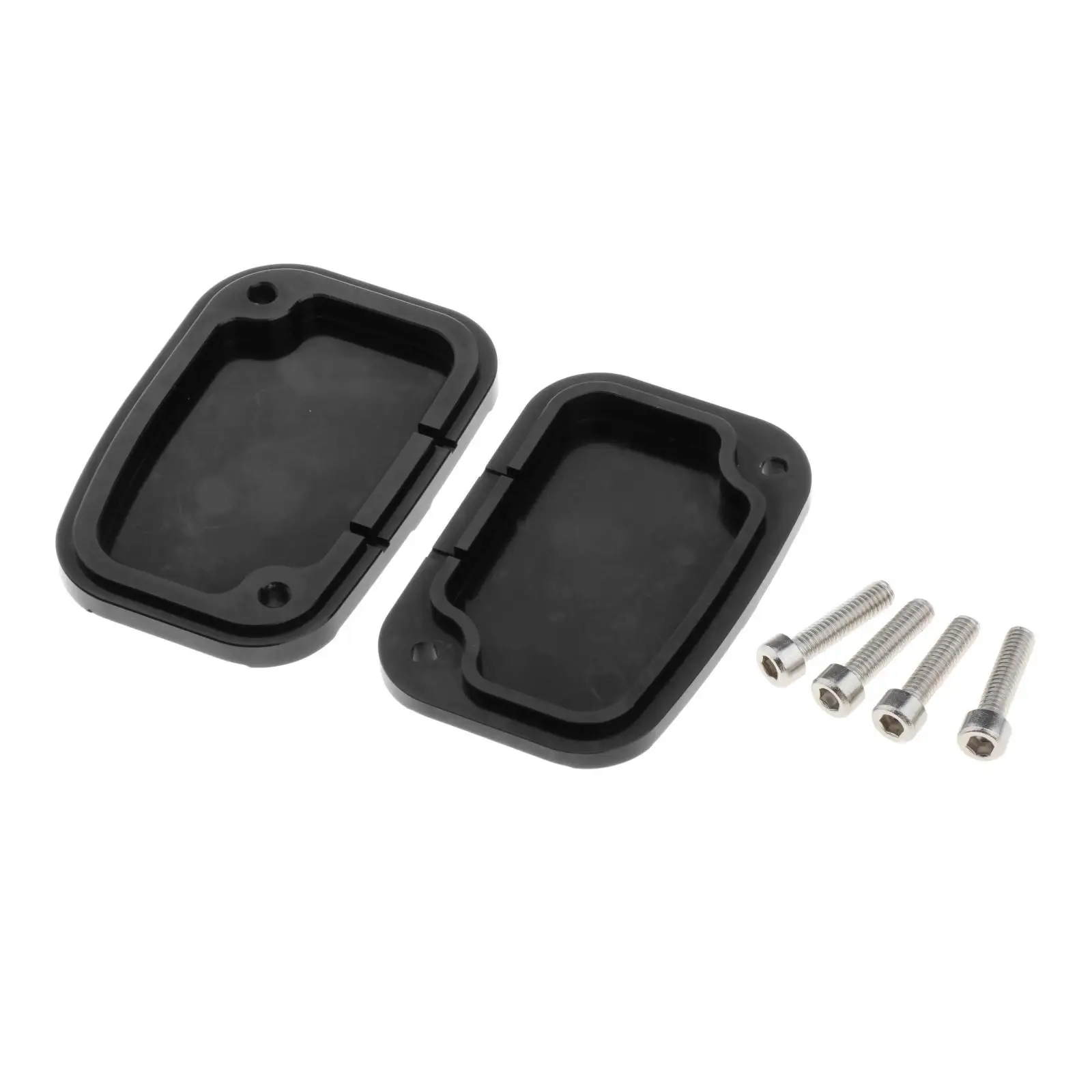 Set of 2 Front Brake Clutch Master Cylinder Covers,Modern Aluminum Alloy Cylinder Covers for Gliding