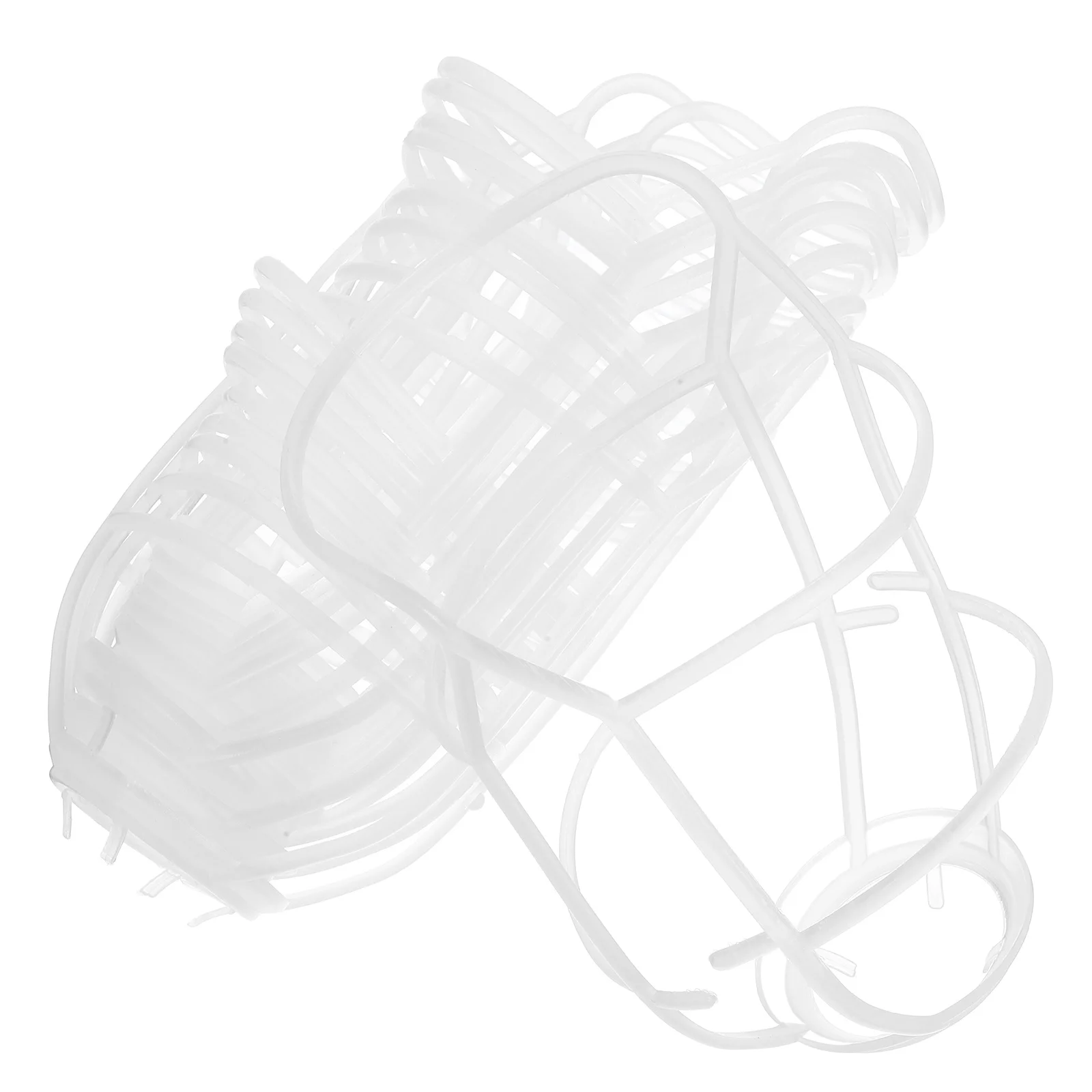 

20Pcs Plastic Infusion Bottle Net Sleeve Secure Saline Bottle Cage for Hospital Clinic Reusable Drip Stand Accessory