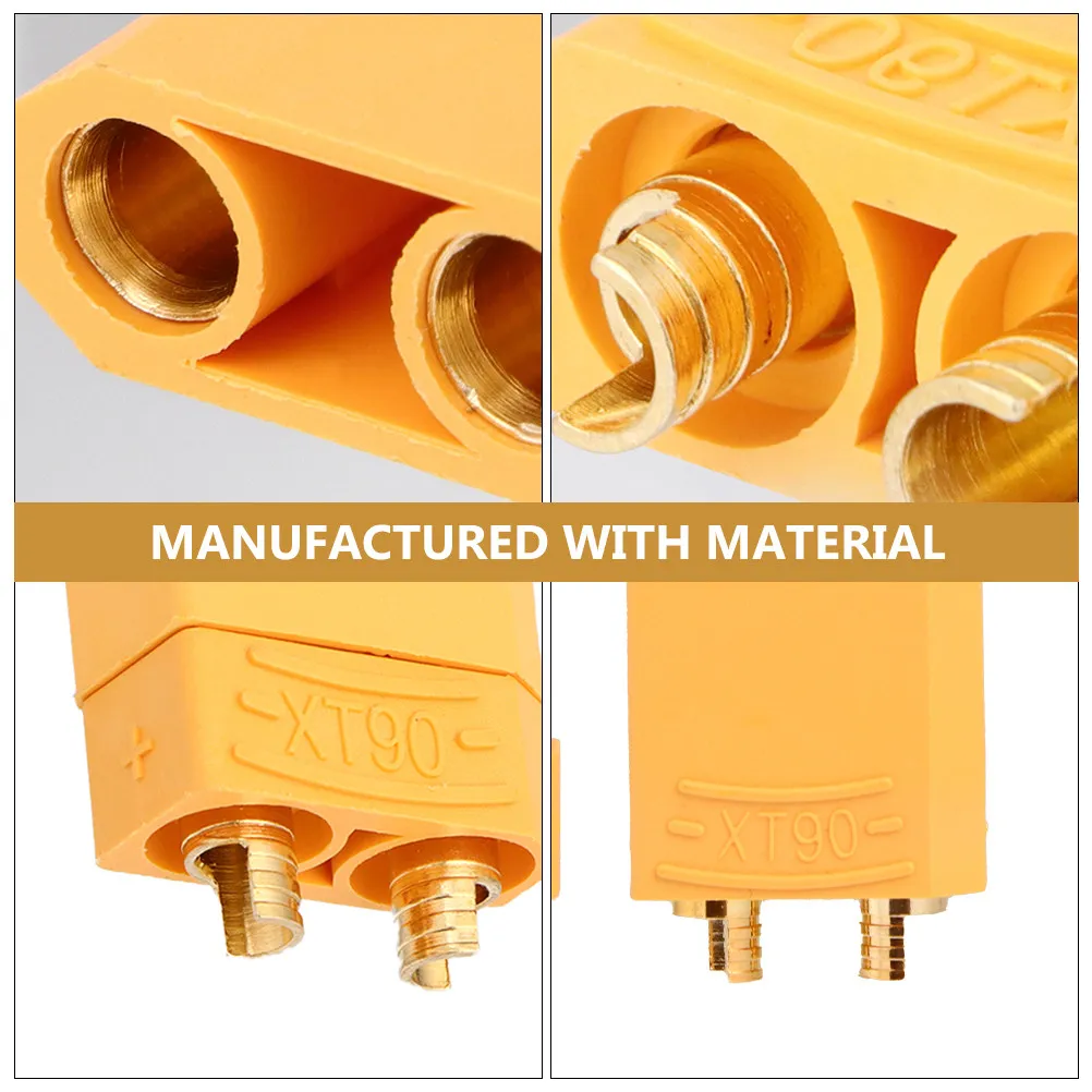 8Pairs Battery Connector Plug Premium Material High Current Endurance Secure Locking Safety Rated for Rc