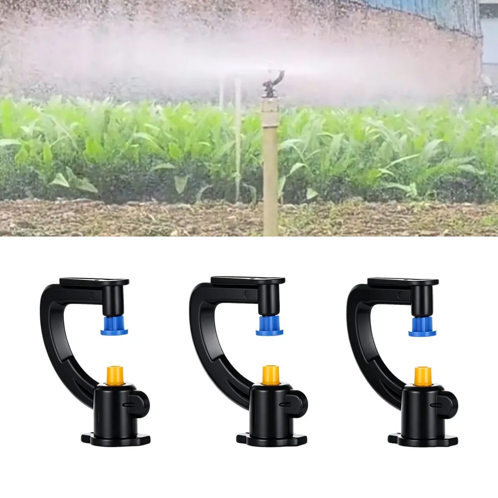 G-shape 7.5mm 360 Degree Scattering Micro Nozzle Garden Greenhouse Irrigation Misting Cooling Sprinkler Head