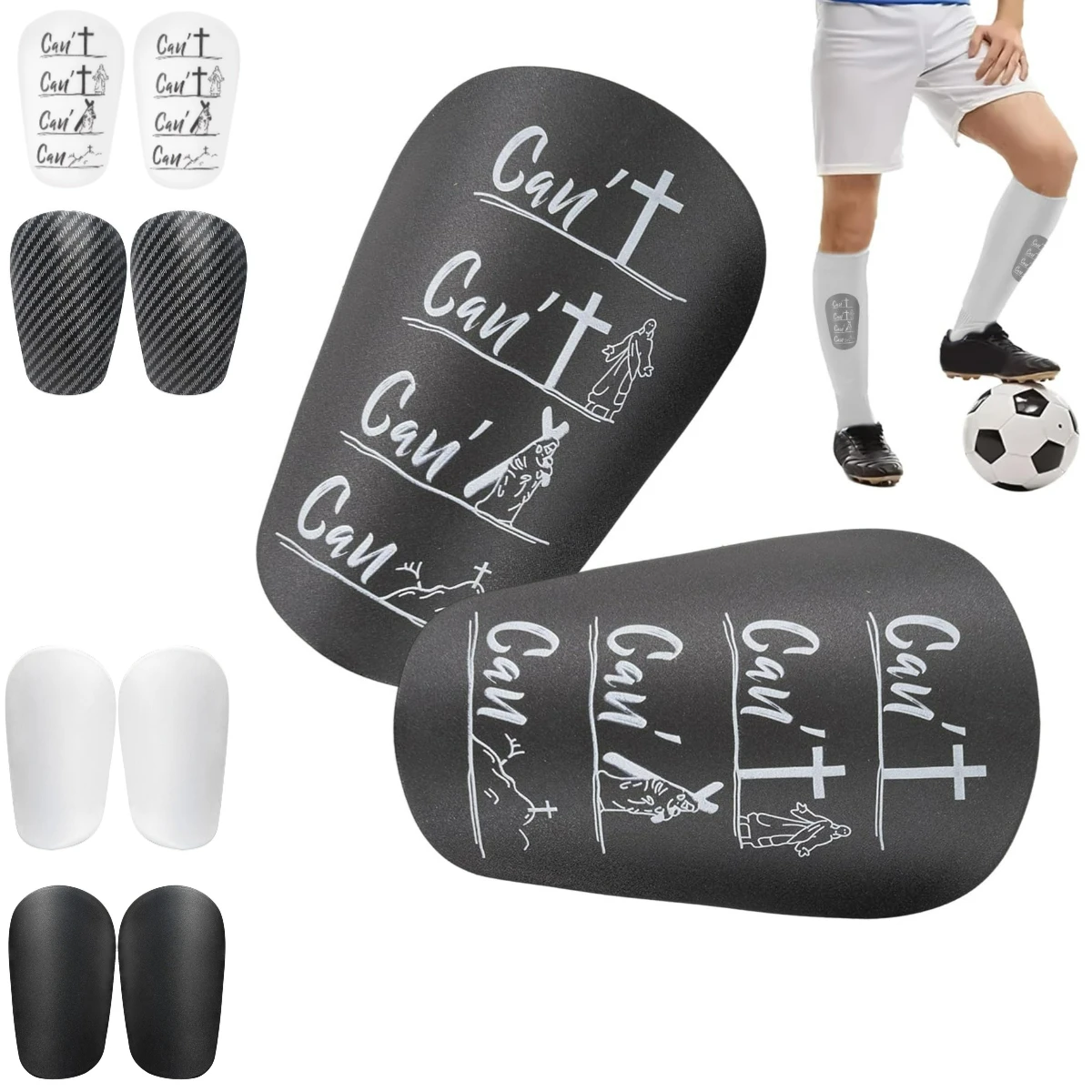 Mini Shin Pads Football Training Shin Guards Wear-resistant Shock Absorbing Soccer Leg Protector Soccer Training Shank Board