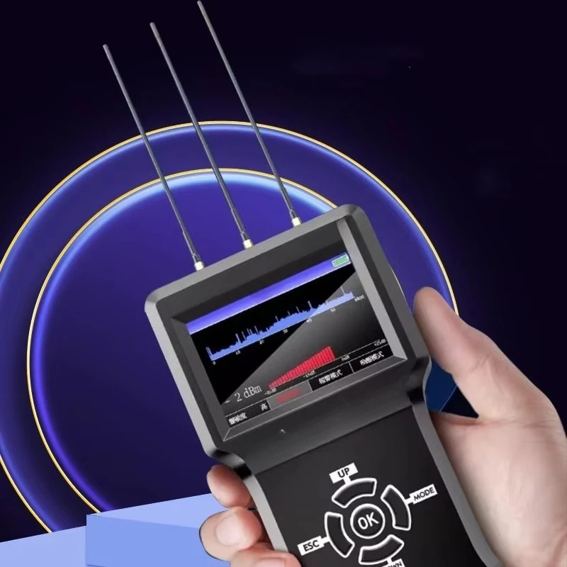 English Ai ATB-JC01 spy Detector Broadband Analyzing10Mhz-6Ghz High Sensitivity spy Bug and Tag Scanning Locator