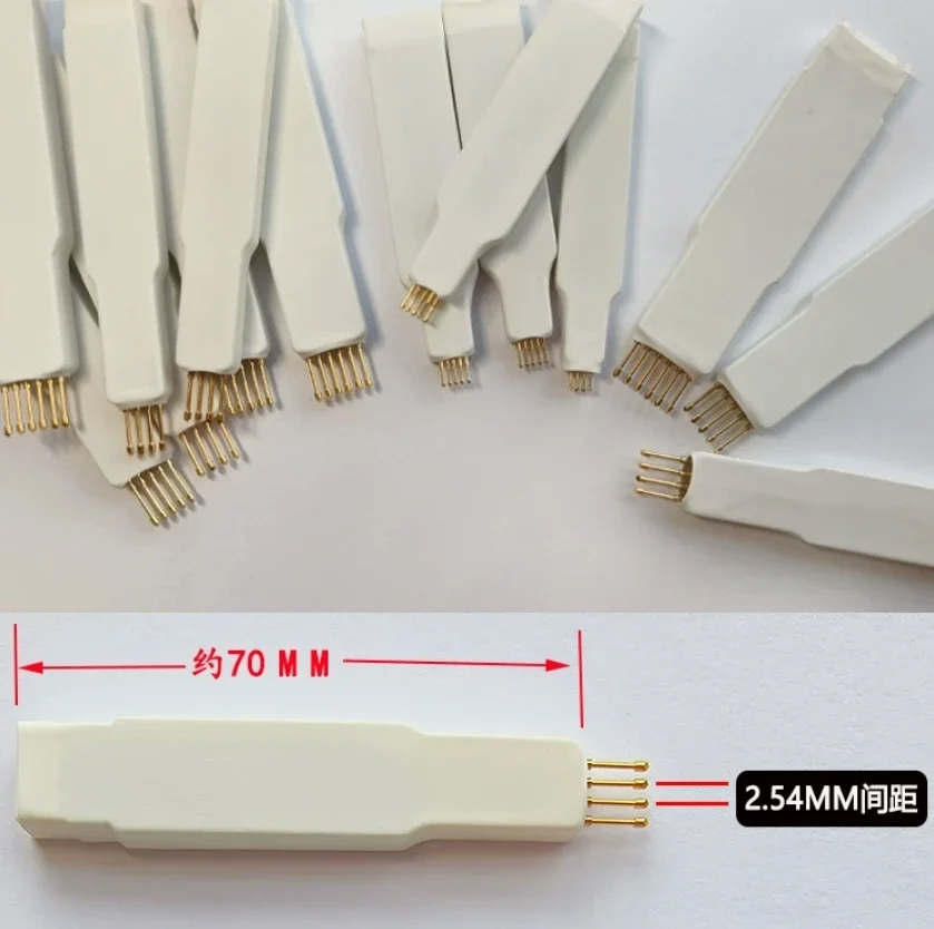 Agulha de queima 1.27/2.0/2.54mm 4/5/6P STM32 sonda de queima Sonda de mola Burning STM8 Funciona ECU para X/prog-i/Prog