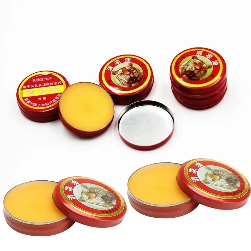 1/5/10/15pcs Natural Tiger Cream Essential Oil for Treating Influenza, Cold, Headache, Dizziness, Muscle, Tiger Cream Fragrance