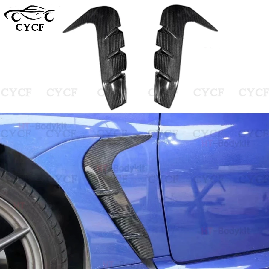 

For Toyota GR86 Subaru BRZ Really Carbon Fender Vents Garnish Fit Front Fender Air Intake Duct Cover Trim Tuning upgrade body ki