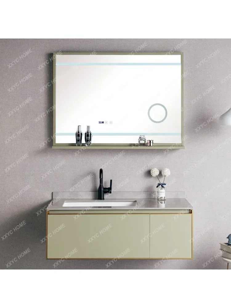 Mirror Bathroom Cabinet Combination Sink Whole Washbin Ceramic Multi-Layer Basin Bathroom Table