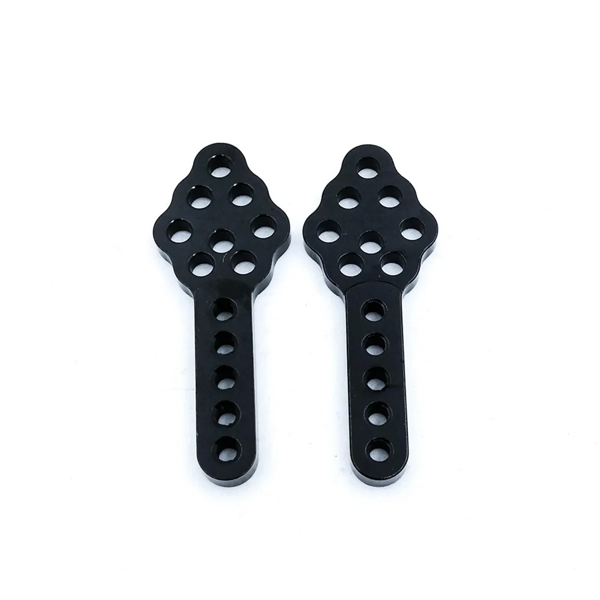 2/4PCS โลหะ CNC โช้คอัพ Mount ปรับความสูงมุมสําหรับ Axial SCX10 90046 D90 D110 RC Crawler รถ