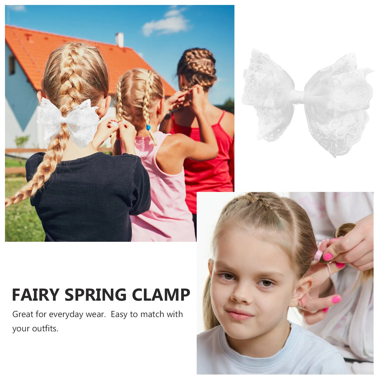 1Pcs Exquisite Fairy Hairpin Headdress Women Party Hair Clip Wedding Carnival Ktv Bar Masquerade Decor