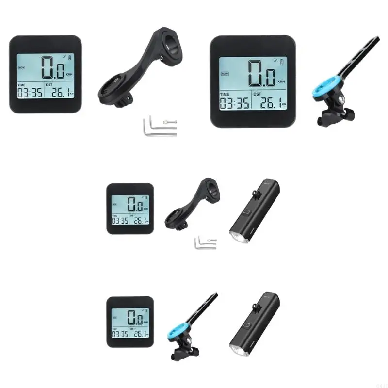 

Q84C Wireless Bicycles Speedometer with Automatic Backlight Bicycles Computer Odometers Huge Screen Wireless Cycling Computer