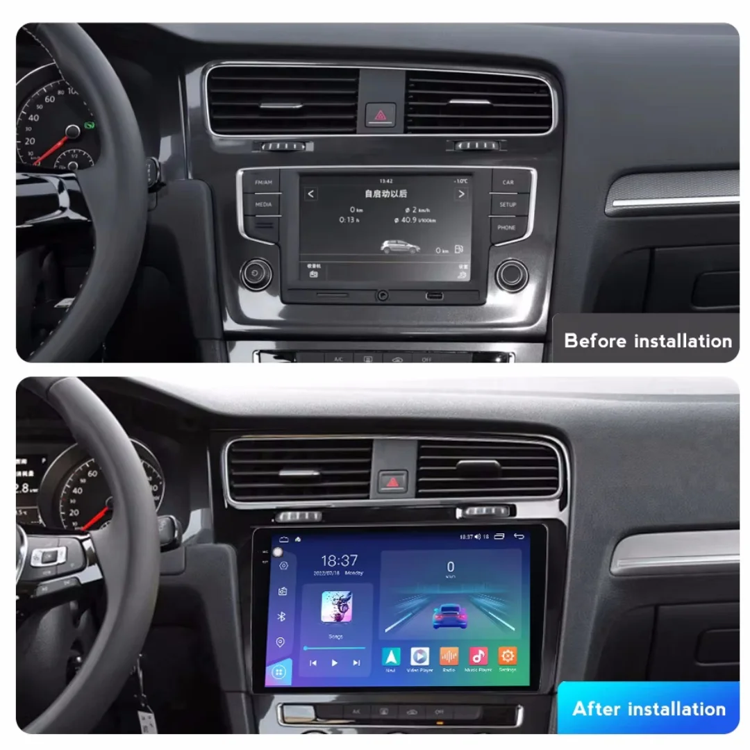 

For Volkswagen VW Golf 7 2013-2017 MK7 Radio Mobil Monitor Multimedia Stereo Otomatis Navigation GPS Head Unit BT5.1