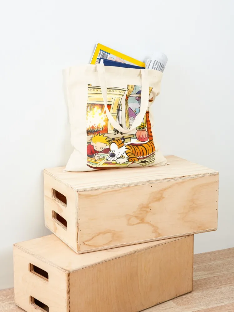 كالفين آند فريند حقيبة تسوق محمولة حقيبة تسوق للنساء من القماش عربة تسوق للمتسوقين