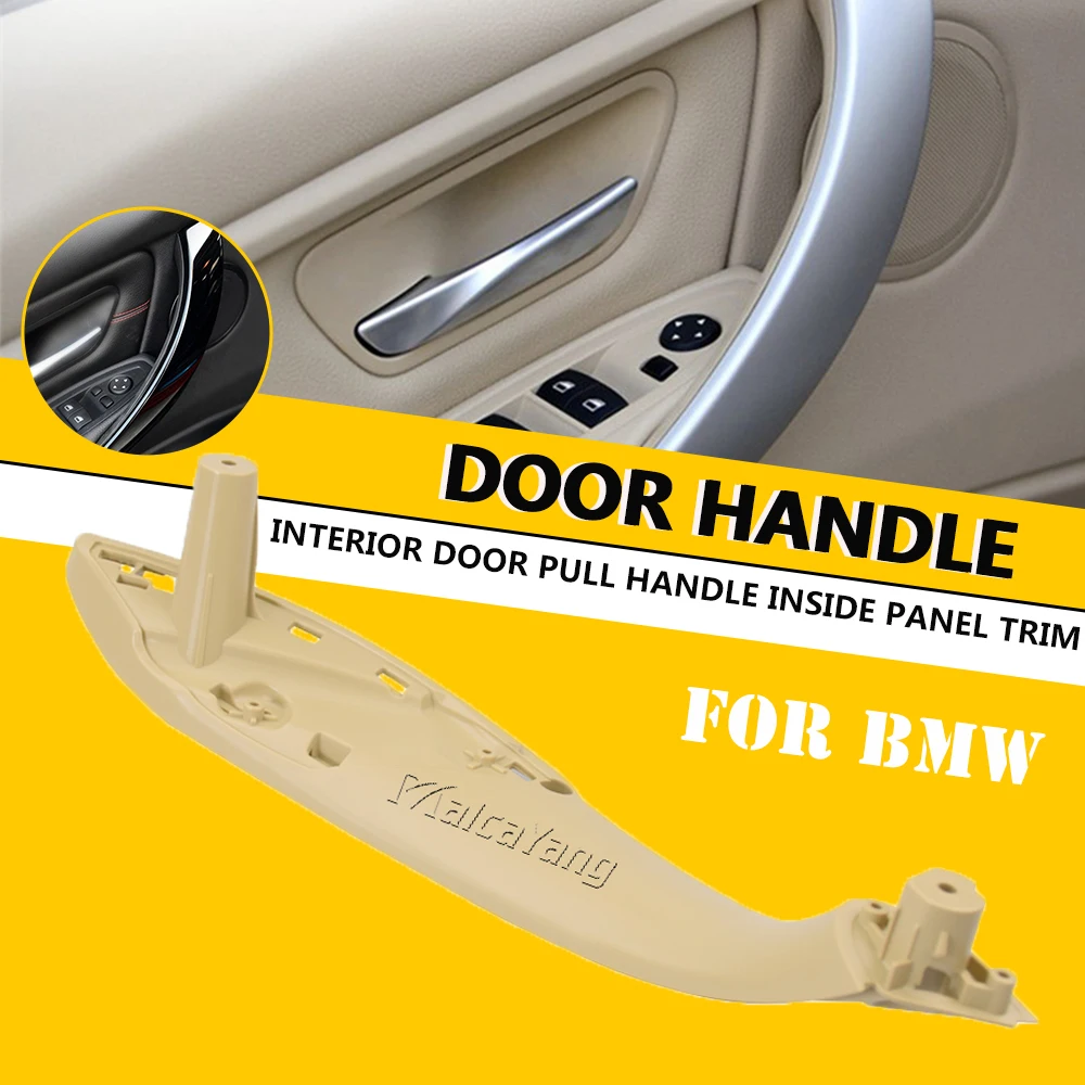 Car Interior Door Pull Handle Inside Panel Trim For BMW 3 Series 2014-2018 F30 316d 318d 320d F31 320i 325d 51417279312