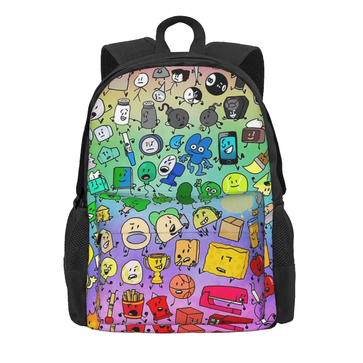 BFDI inoriginity ransel semua karakter, tas buku, tas sekolah, tas ransel Laptop, tas punggung siswa, tas semua karakter