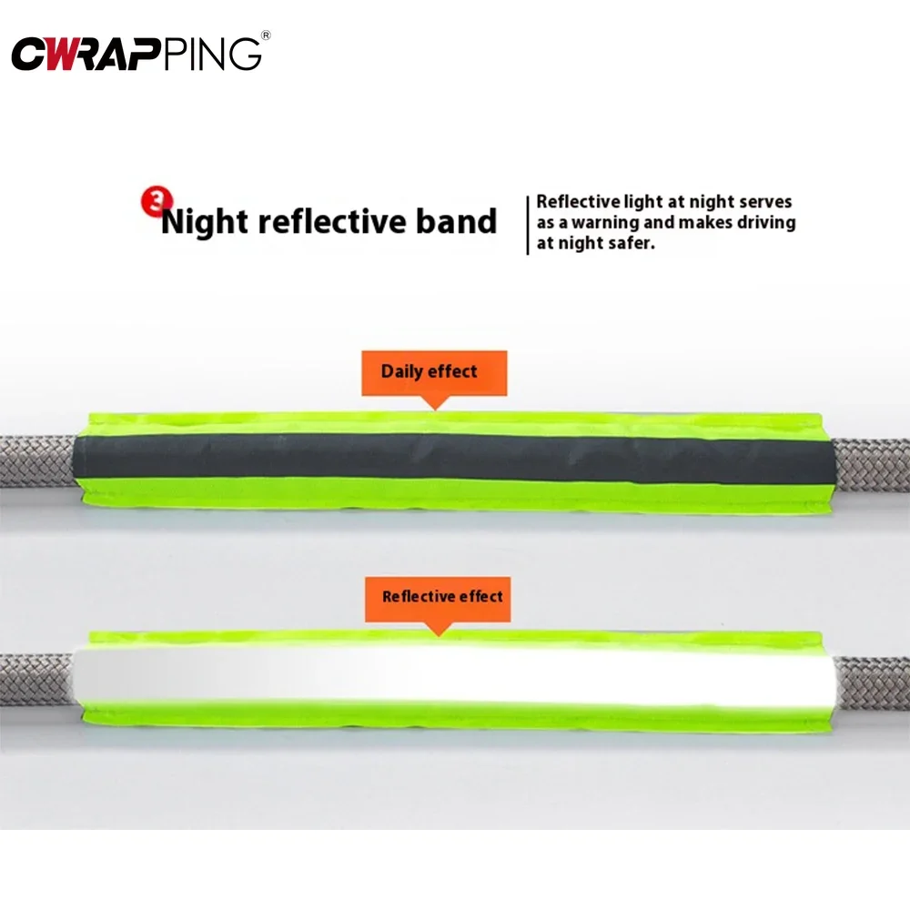 حبل سحب السيارة على الطرق الوعرة خطاف سحب السيارة حزام سحب السيارة من حبل الإنقاذ نسخة مطورة موثوقة مقاومة للاهتراء اكسسوارات السيارات #4
