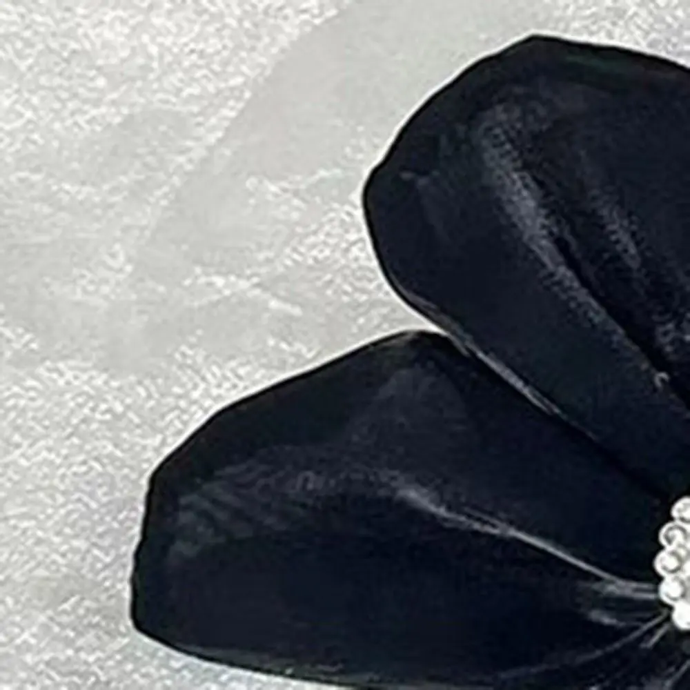 Jewelry Accessories 12CM Collar Flower Rhinestone DIY Sew Flower Brooch Pins Satin Flower Handmade Lapel Pins