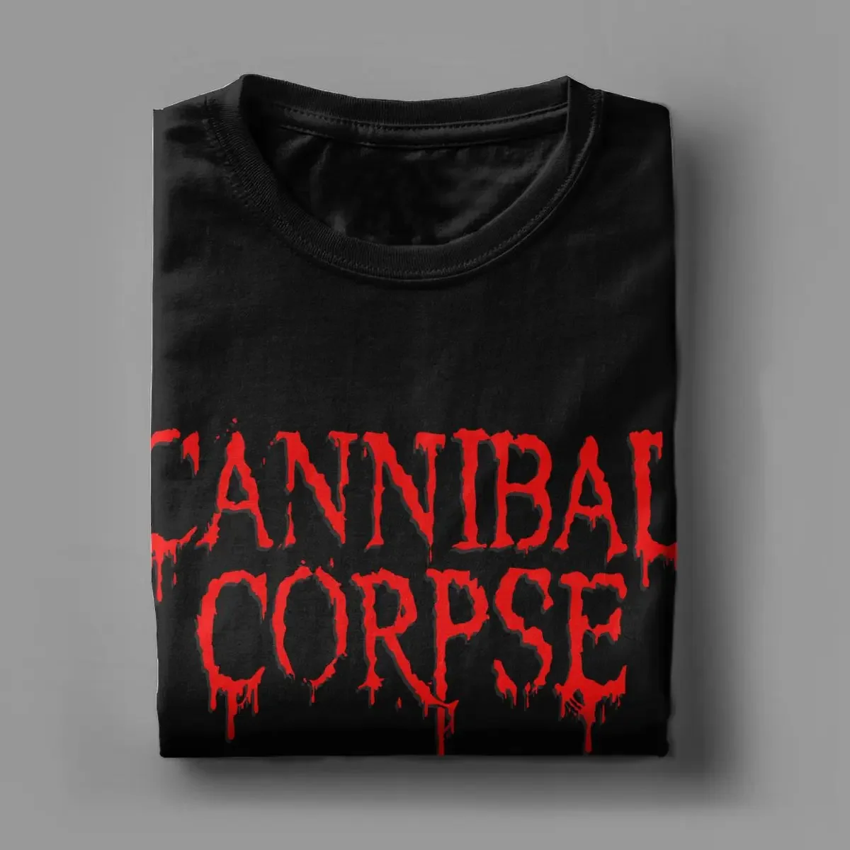 Cannibal-Corpse-Symbol Men\'s T Shirt Novelty Tee Shirt Short Sleeve Crew Neck T-Shirts Pure Cotton 4XL 5XL Clothing