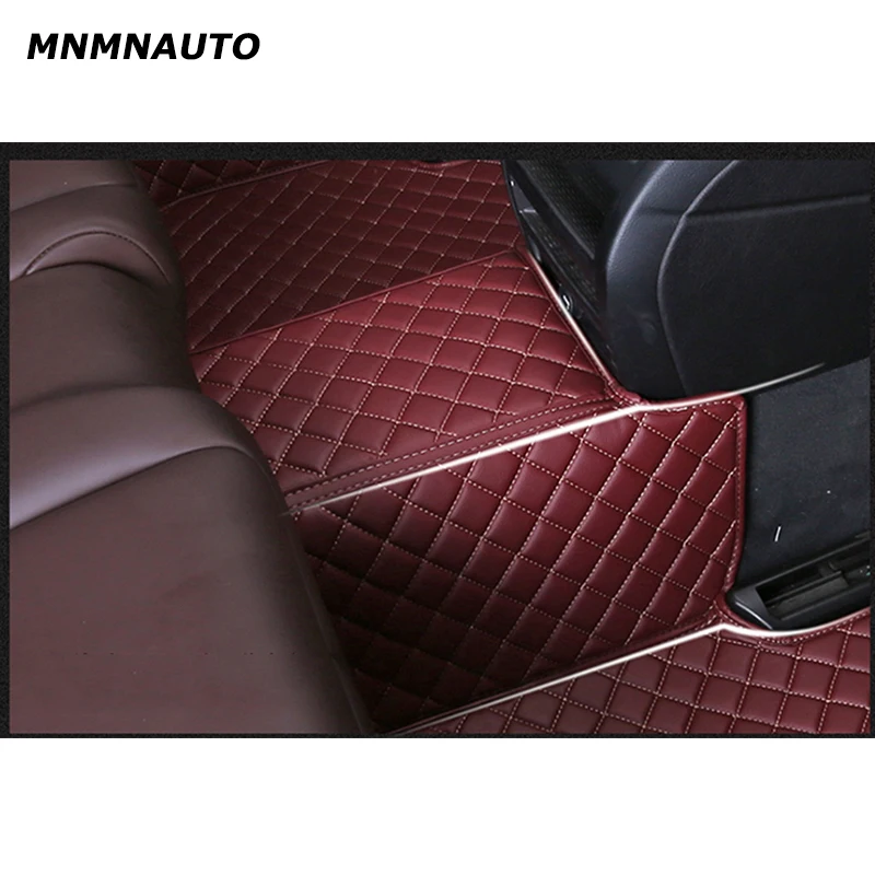 MNMNAUTO الحصير سيارة مخصصة ل Genesis G80 السيارات السجاد القدم Coche الملحقات