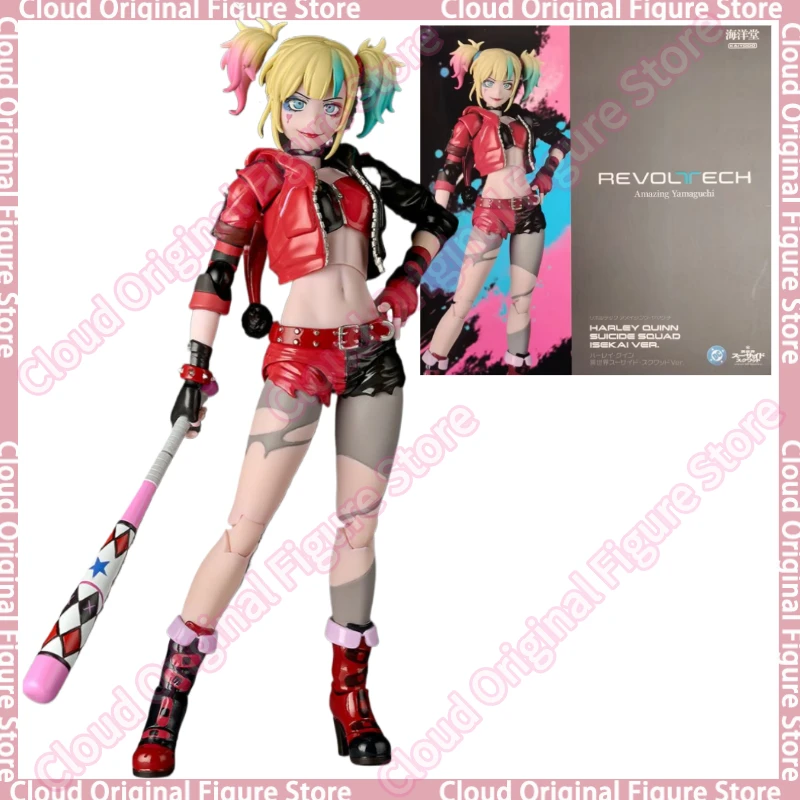 

In Stock 100% Original Kaiyodo Revoltech Amazing Yamaguchi Harley Harleen Quinzel Anime Figures Collectible Model Toys