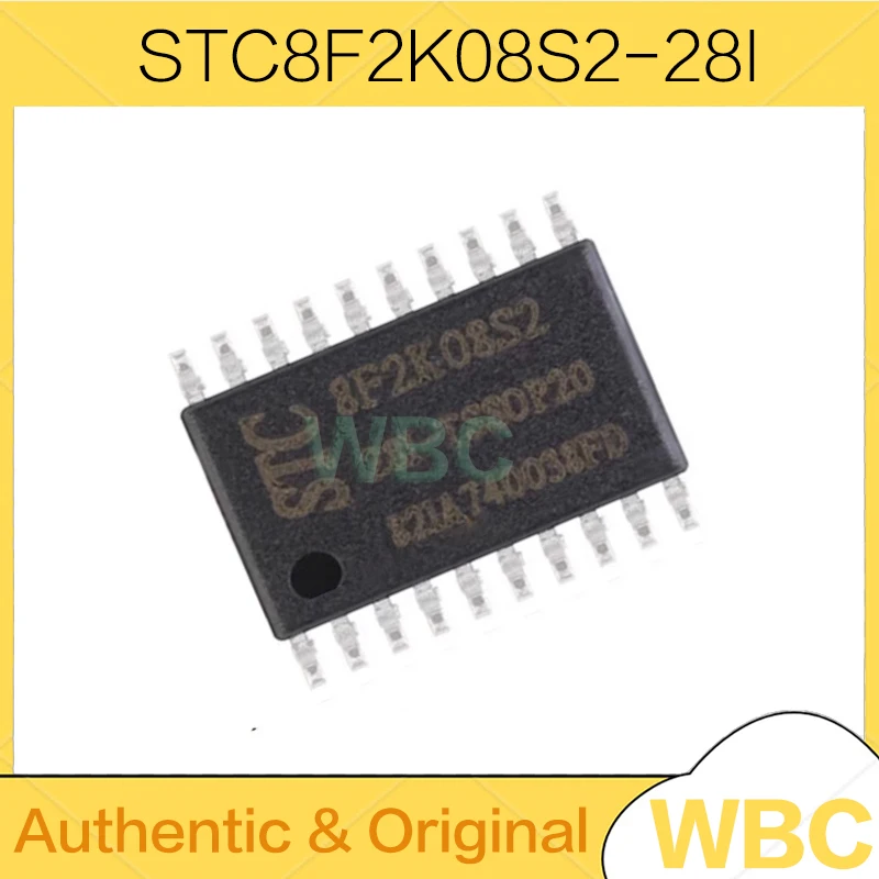

5 Pcs/Lot STC8F2K08S2-28I-TSSOP20 MCU Microcontroller Chip 8F2K08S2-28I STC8F2K08S2-28I STC8F2K08S2