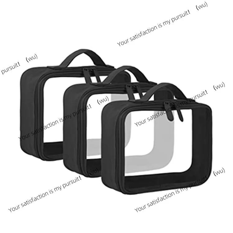 PVC toiletry bag storage and organization travel cleaning liquid cosmetic bag