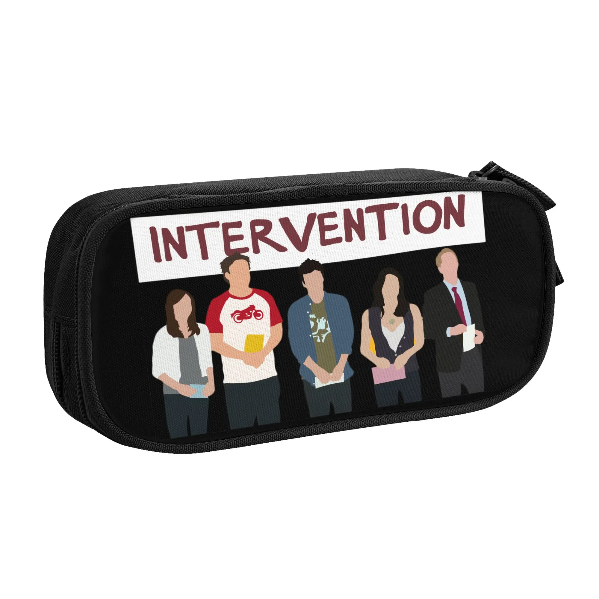 Intervention How I Met Your Mother Cute Pencil Case Girls Boys Large Capacity TV Show Pencil Pouch Students Stationery