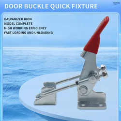 5Pcs Heavy Duty Large Toggle Clamp Latch,163KG Holding Capacity, Self-Lock U-Bolt Adjustable Latch
