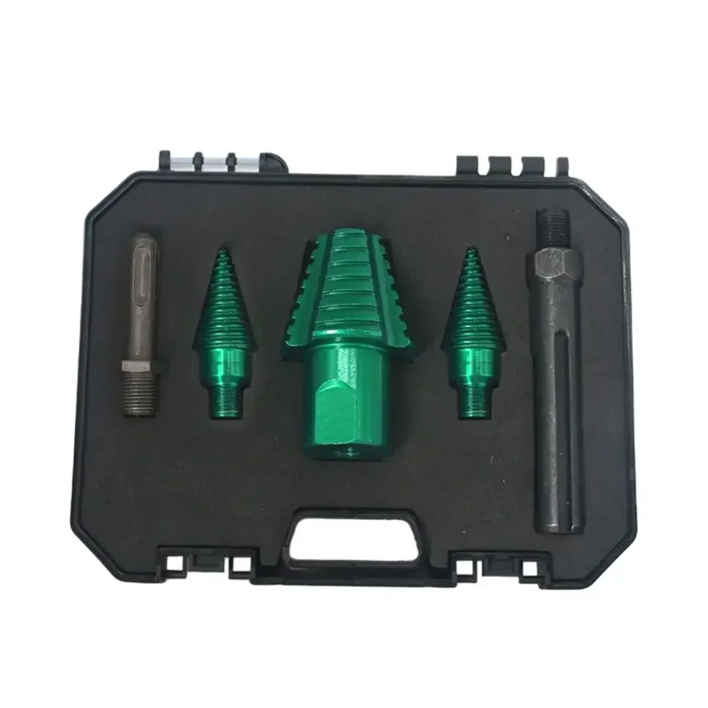 Firewood Splitter Bit For Wet Dry Wood SDS And Square Shank Hammer Drills Quick Change Detachable Wood Splitting Drill Bit