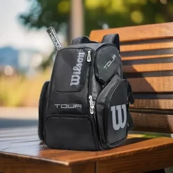 Wilson mochila de raqueta de tenis para hombre, bolsa de raqueta de Bádminton de squash, bolsa de transporte, bolsa deportiva de gran capacidad