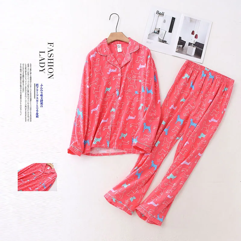 Niedlichen kaninchen 100% baumwolle pyjama setzt frauen nachtwäsche Plus Größe nette Cartoon langarm homewear frauen pyjama sets pijama mujer