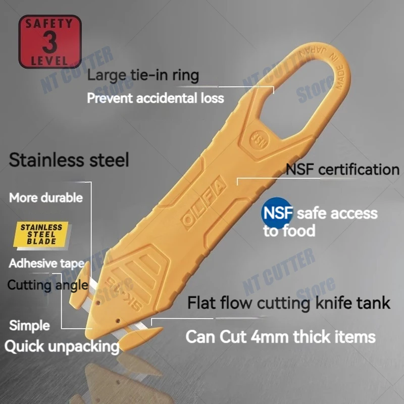 Original Japanese OLFA SK-15 multi-functional express small stationery knife, unboxing utility knife, cute mini cutting knife, easy to carry