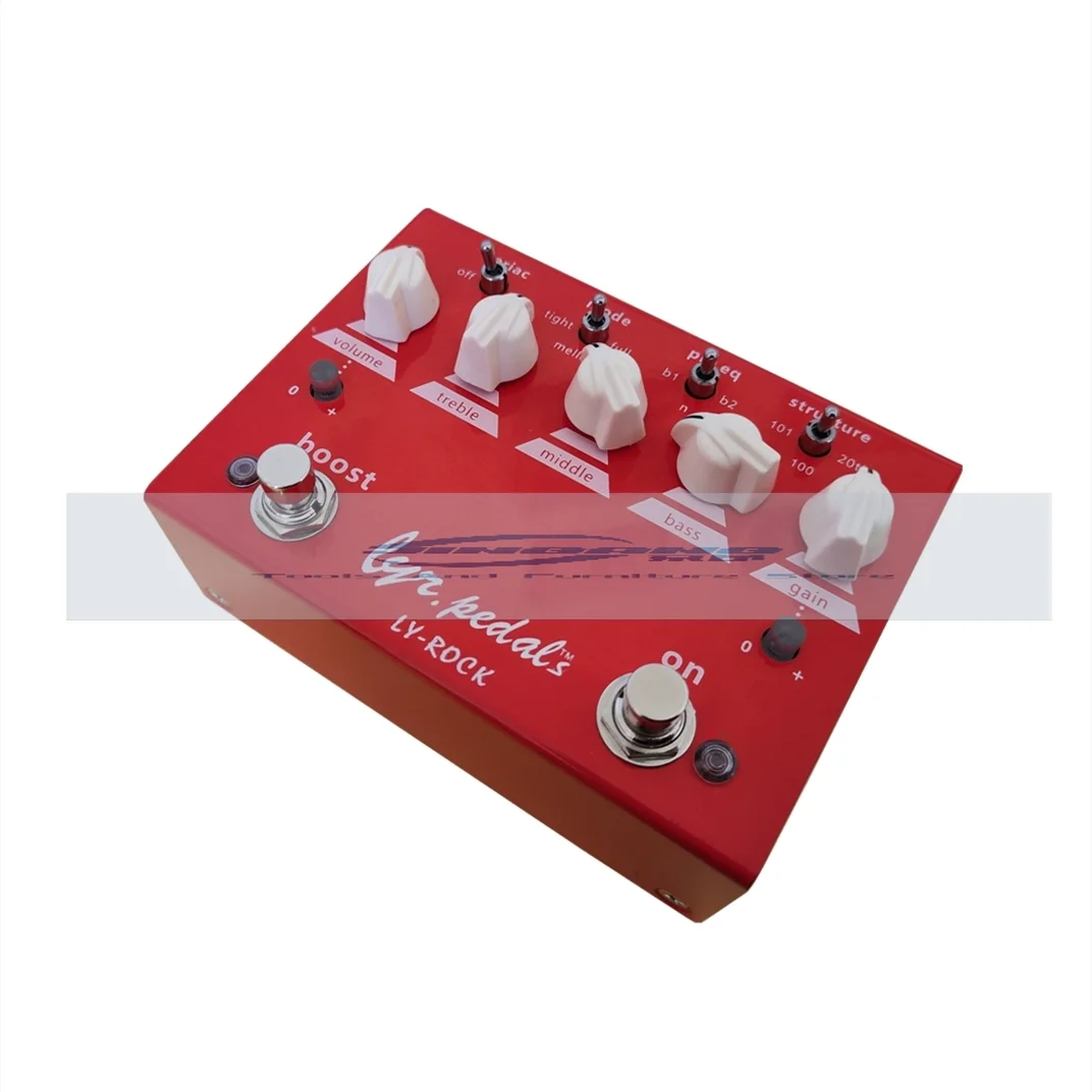 Classic Distortion Effects: L-Y-R LY-ROCK Guitar Pedal, True Bypass Design