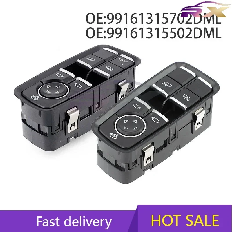 NEW:99161315702DML  99161315502DML  Suitable For Porsche Auto Parts Windows and Glass Lifter Switch