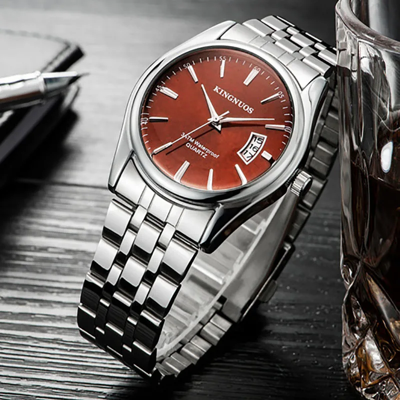 럭셔리 남자 시계 30m 방수 날짜 시계 남성 스포츠 시계 남자 석영 캐주얼 손목 시계 Relogio Masculino